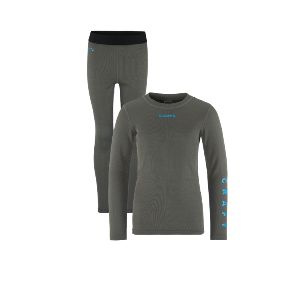 Otroško perilo CRAFT CORE WARM BASELAYER SET JR GRANIT