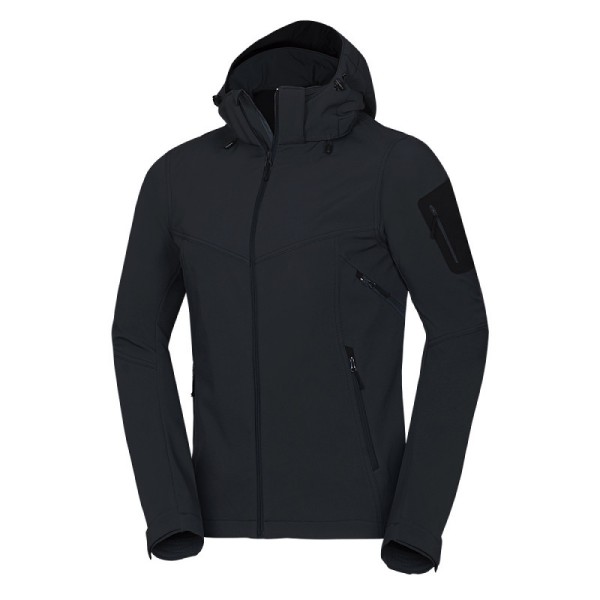 Moška softshell jakna NORTHFINDER GIULIO 3L BLACK