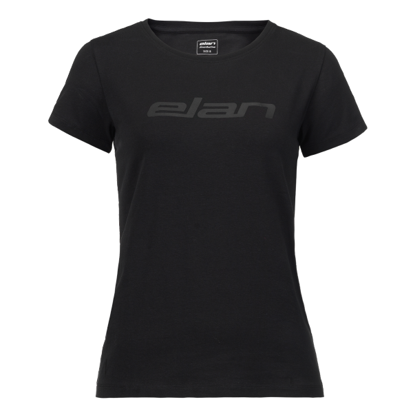 Ženska majica ELAN LOGO BLACK W