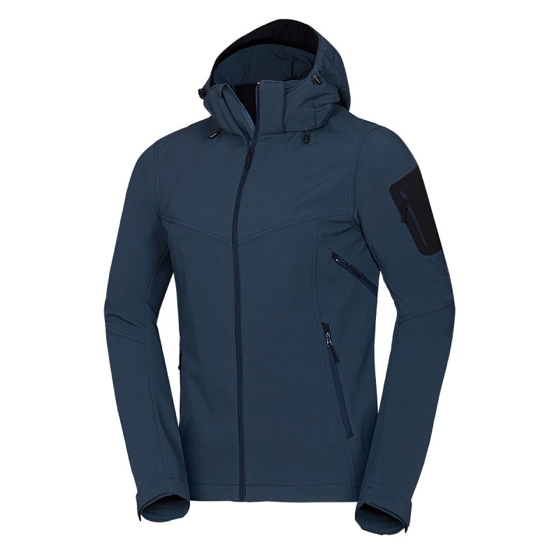 Moška softshell jakna NORTHFINDER GIULIO 3L BLUE