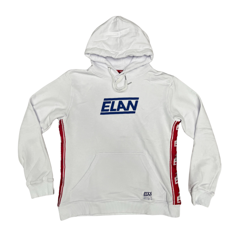 Ženski pulover ELAN RETRO HOODIE WHITE