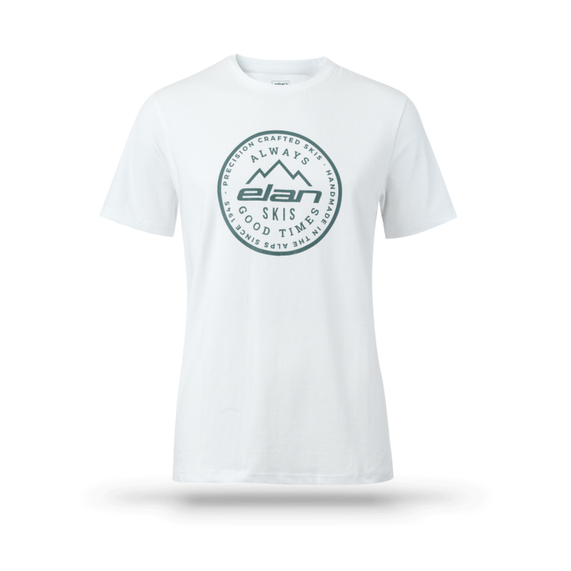 Moška majica ELAN T-SHIRT WHITE LOGO